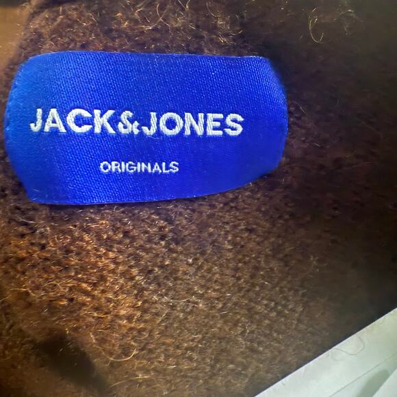 Jack & Jones Warm Medium Brown Knitted Cardigan, Men's Size Medium, NWT - Picture 5 of 10